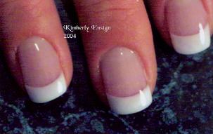 Pink and White Acrylics